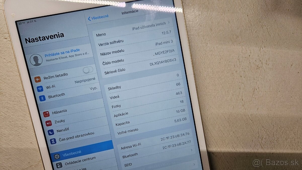 Apple iPad Mini 3gen wifi 16GB - 3