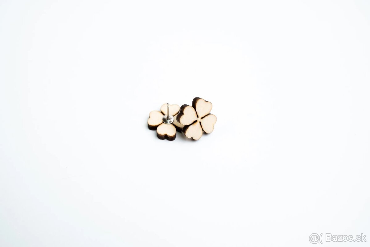 Náušnice Space root - gravírované - 3