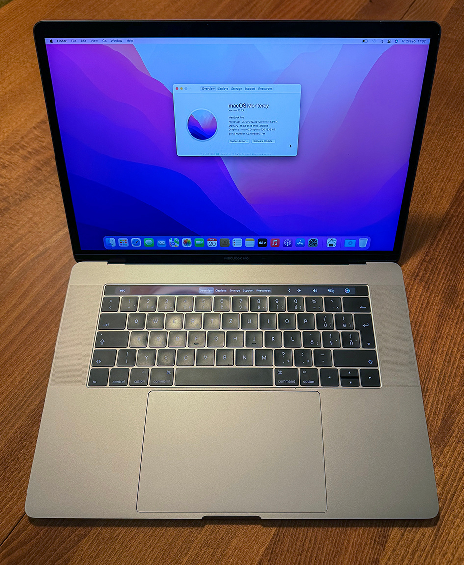 Predám MacBook Pro 15,4-2,7GHz-4core-Intel i7-16GB-500GB - 3