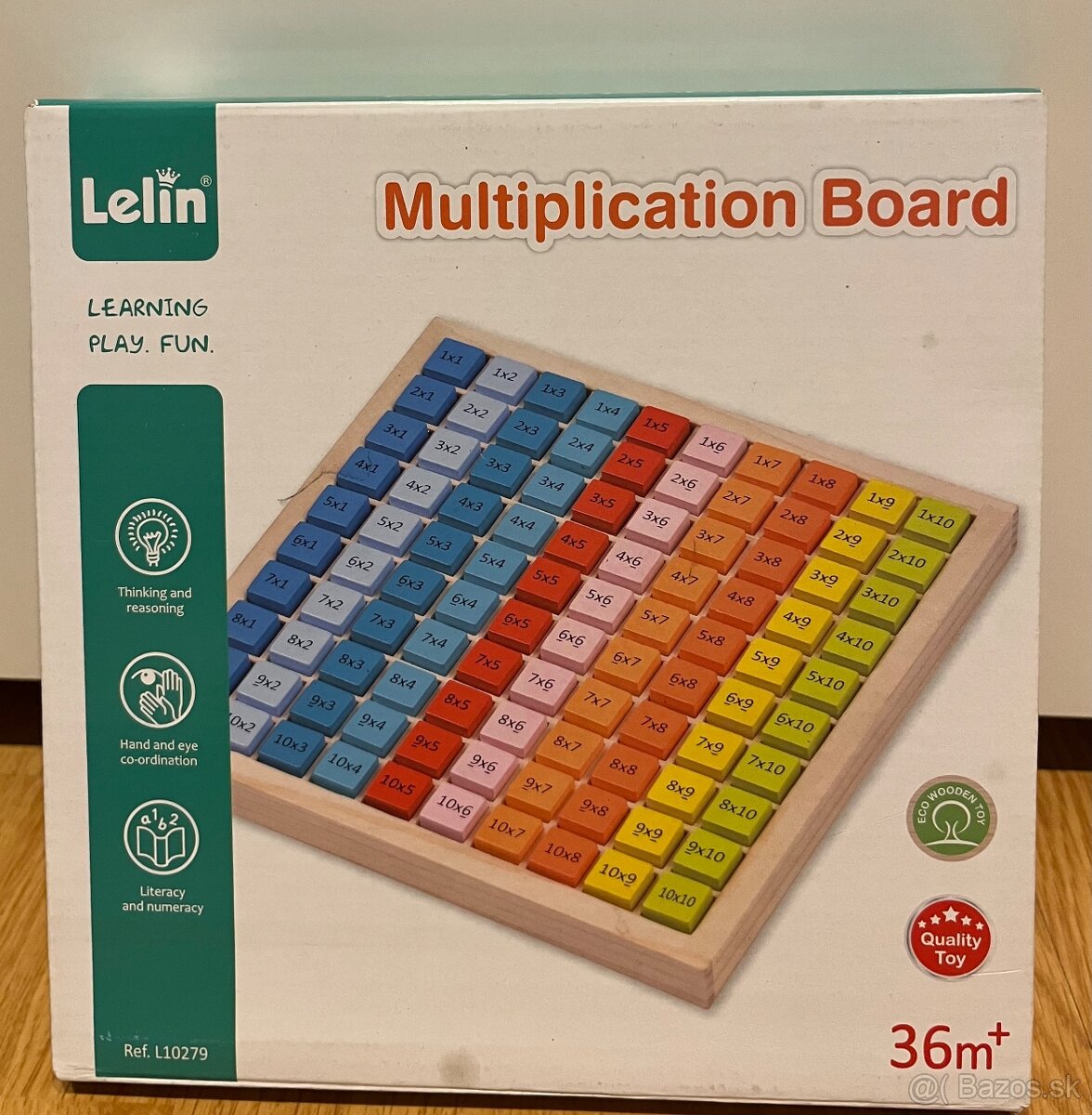 Násobilka drevená - 3