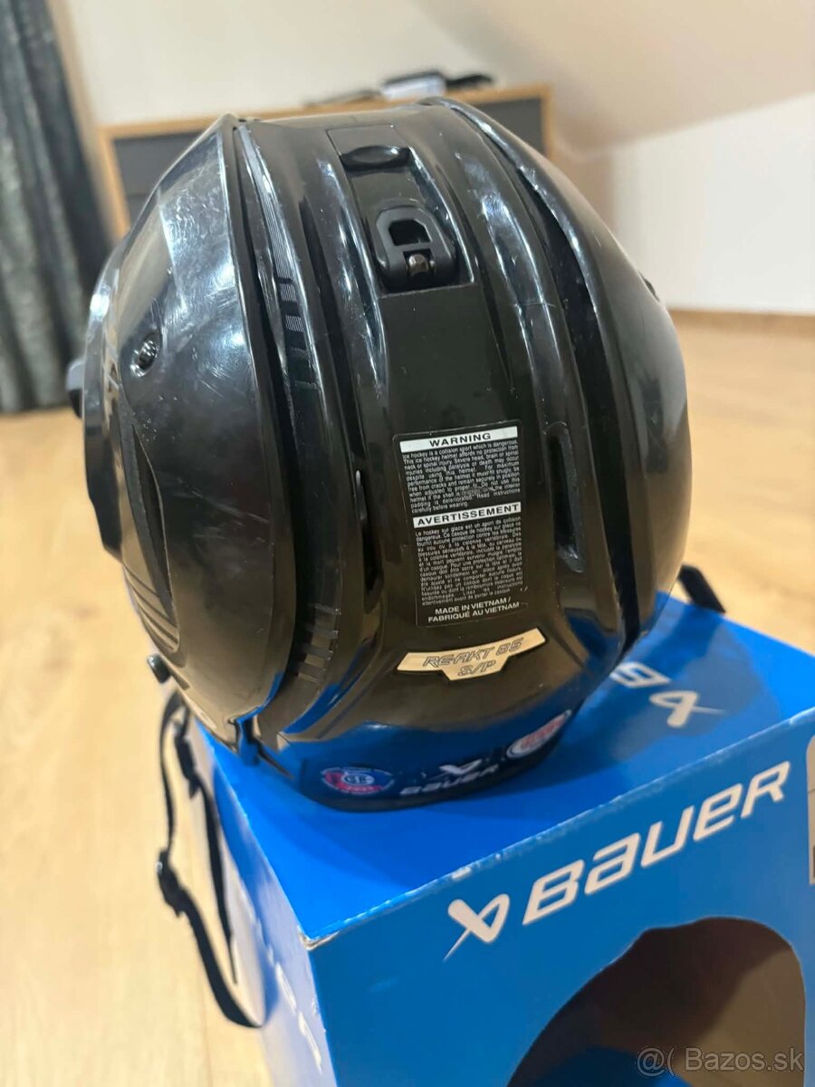 Hokejová prilba Bauer RE-AKT 85 Combo Black Senior - S - 3