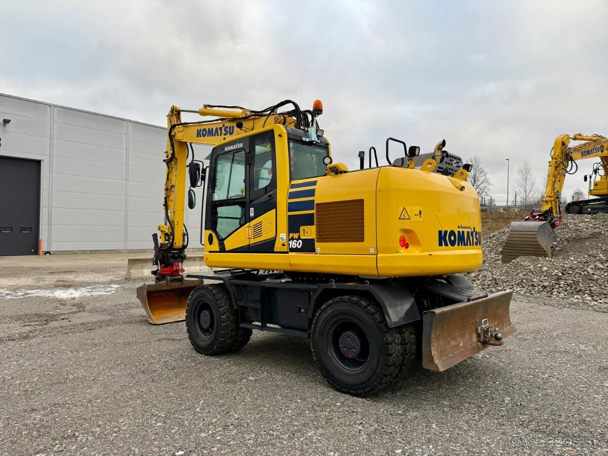 Kolový otočný bagr KOMATSU PW 160-11 - 3