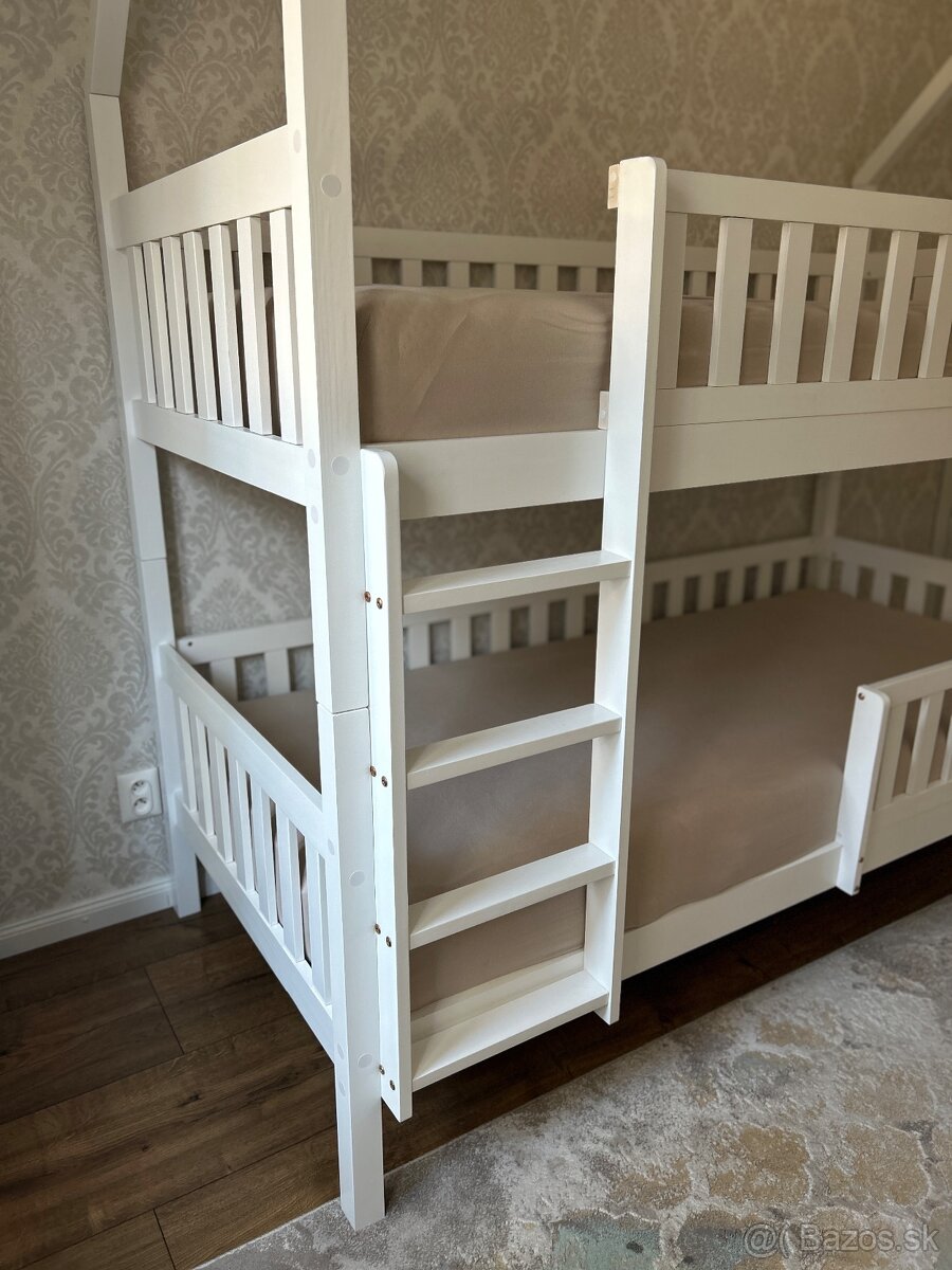 Domčeková poschodová posteľ 90x200 - 3