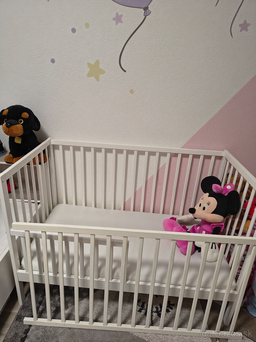 Detská postieľka biela - 3