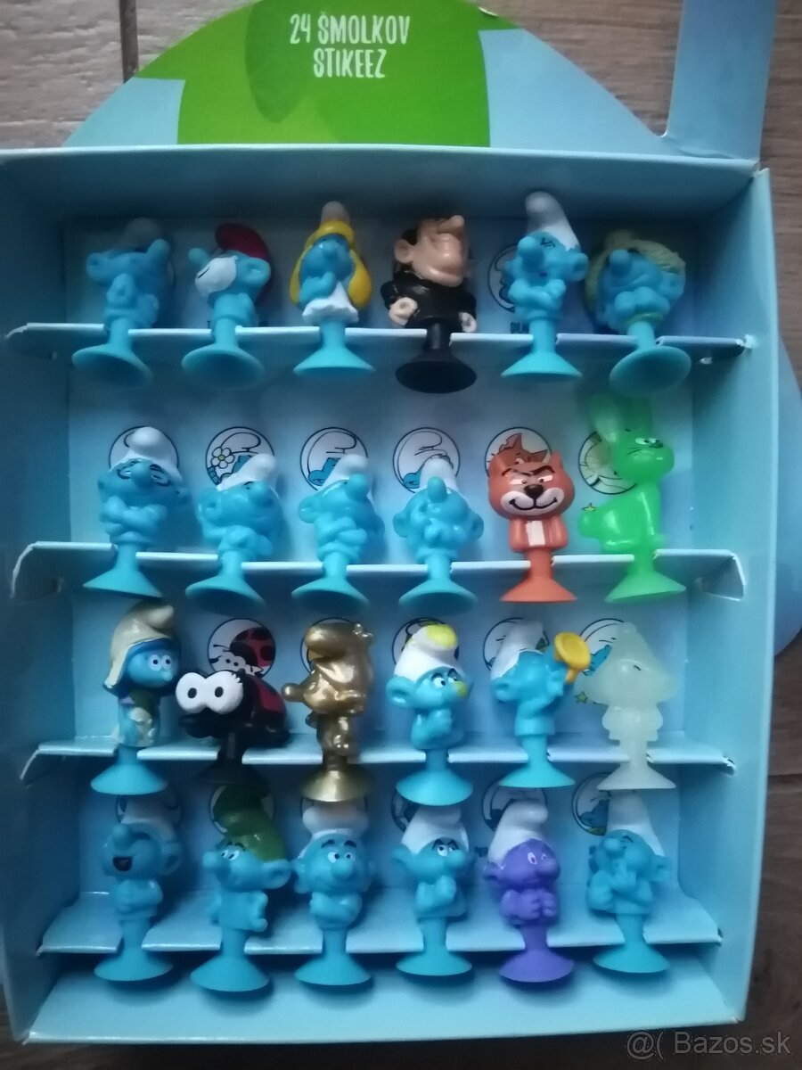 Šmolkovia Stikeez komplet - 3