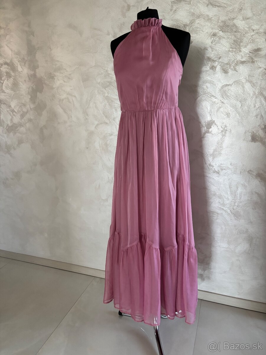 Spoločenské hodvábne šaty - 3