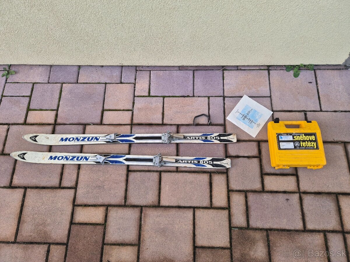 Zimná výbava lyže + retaze - 3