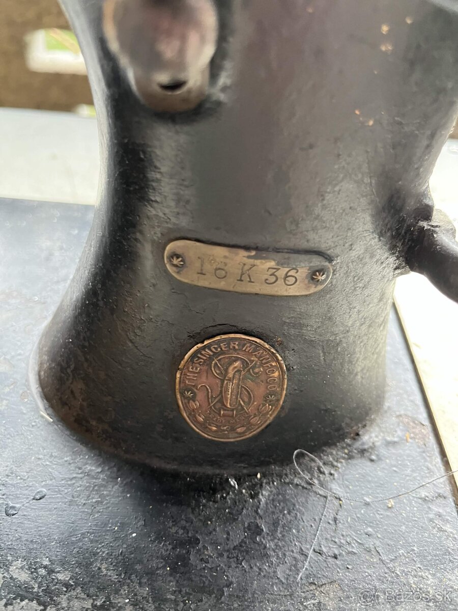 Starožitný šijací stroj SINGER 16K36 - 3