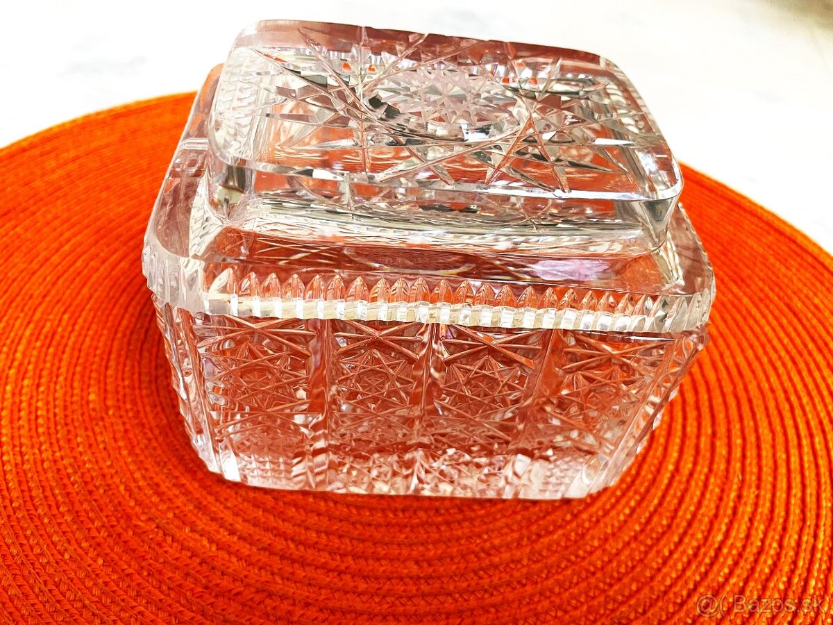 Kryštálová kazetka BOHEMIA - 3