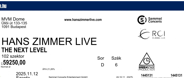 Hans Zimmer Live - The next level - 3