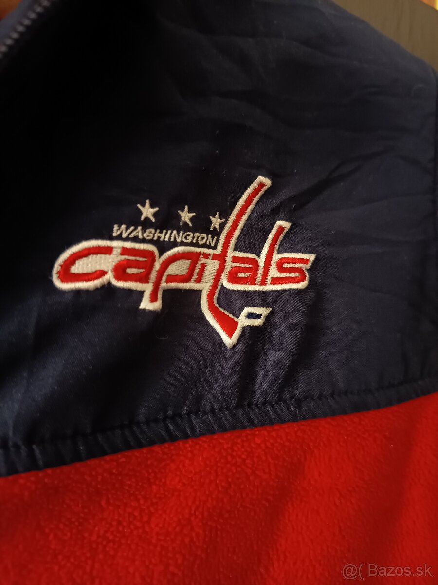 Washington Capitals Reebok Red Full Zip Microfleece Jacket - 3