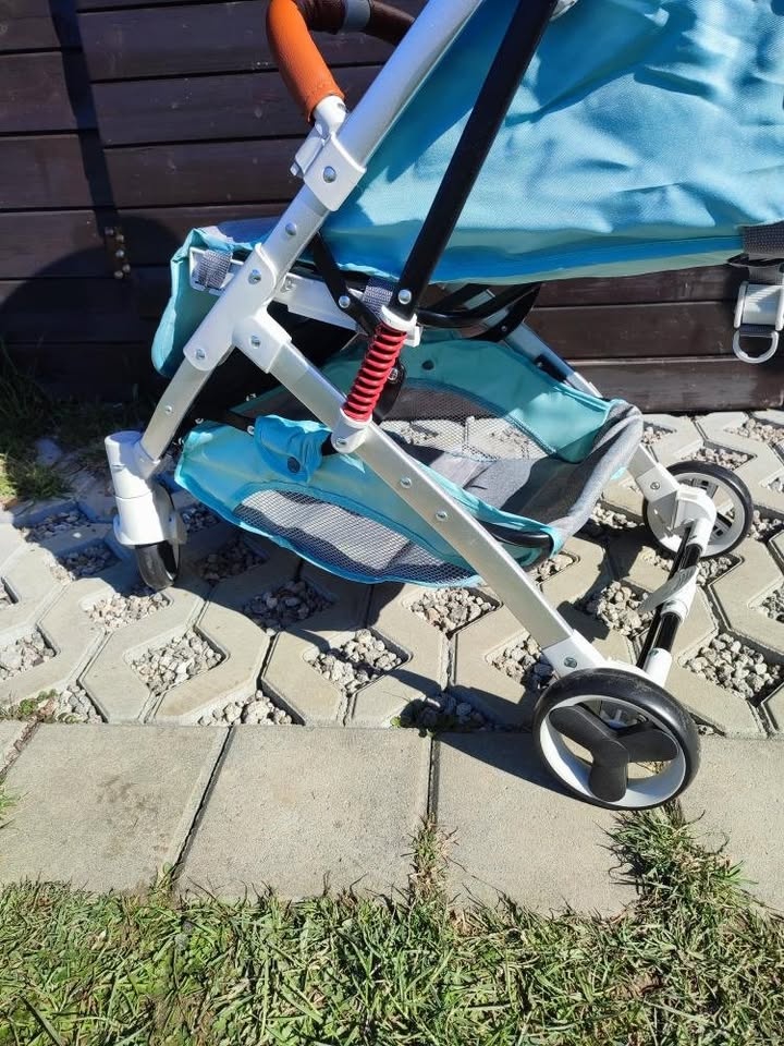 Nový sportovní kočárek (šedo-zelený) - 3