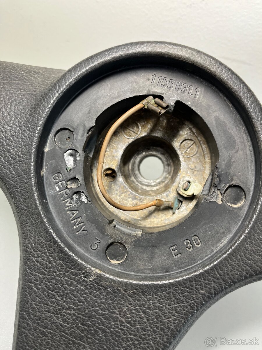 E30 kožený volant bmw m-tech - 3