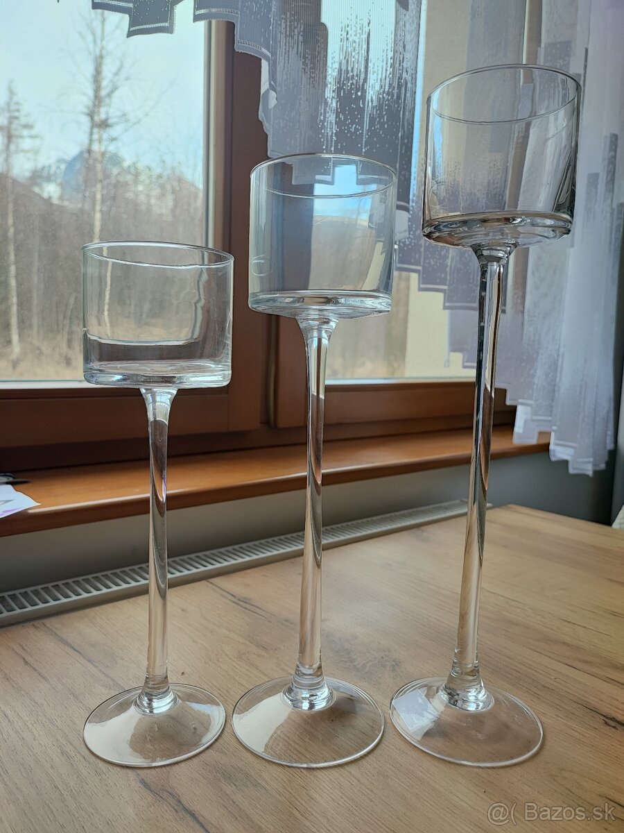 svadobna vyzdoba svietniky 30,35,40 cm - 3