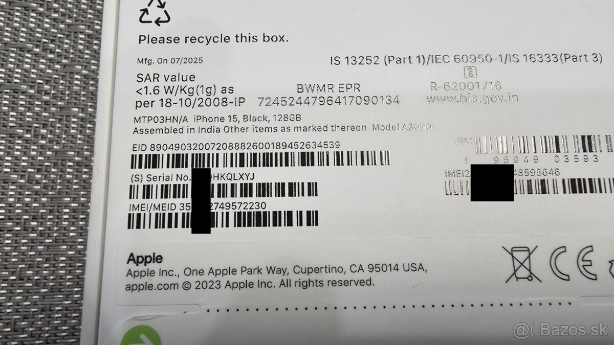 Apple iPhone 15 128GB BLACK , nový NEAKTIVOVANÝ - 3