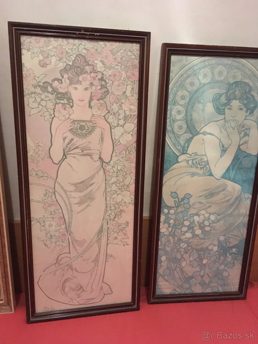 Alfonz Mucha reprodukcie zaramovane - 3