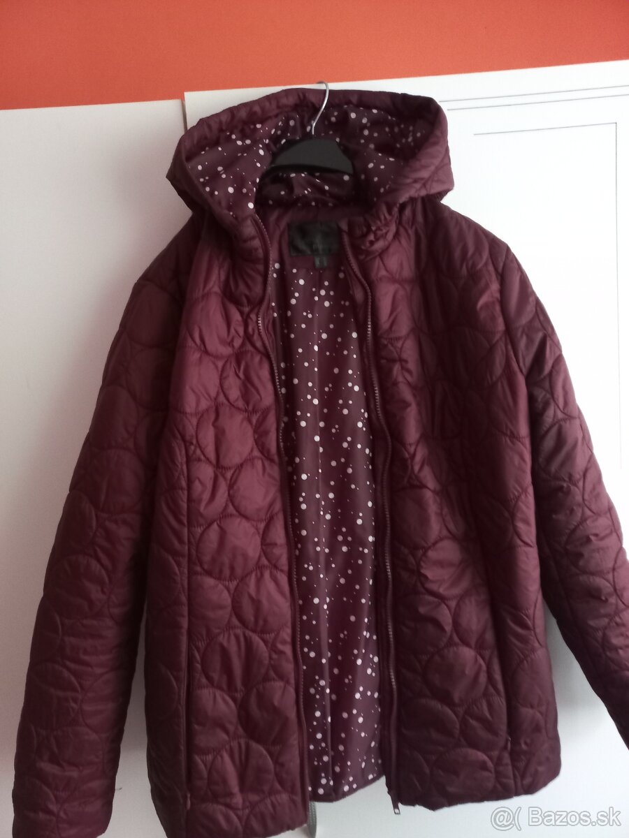 Damska bordova bunda č 44 - 3
