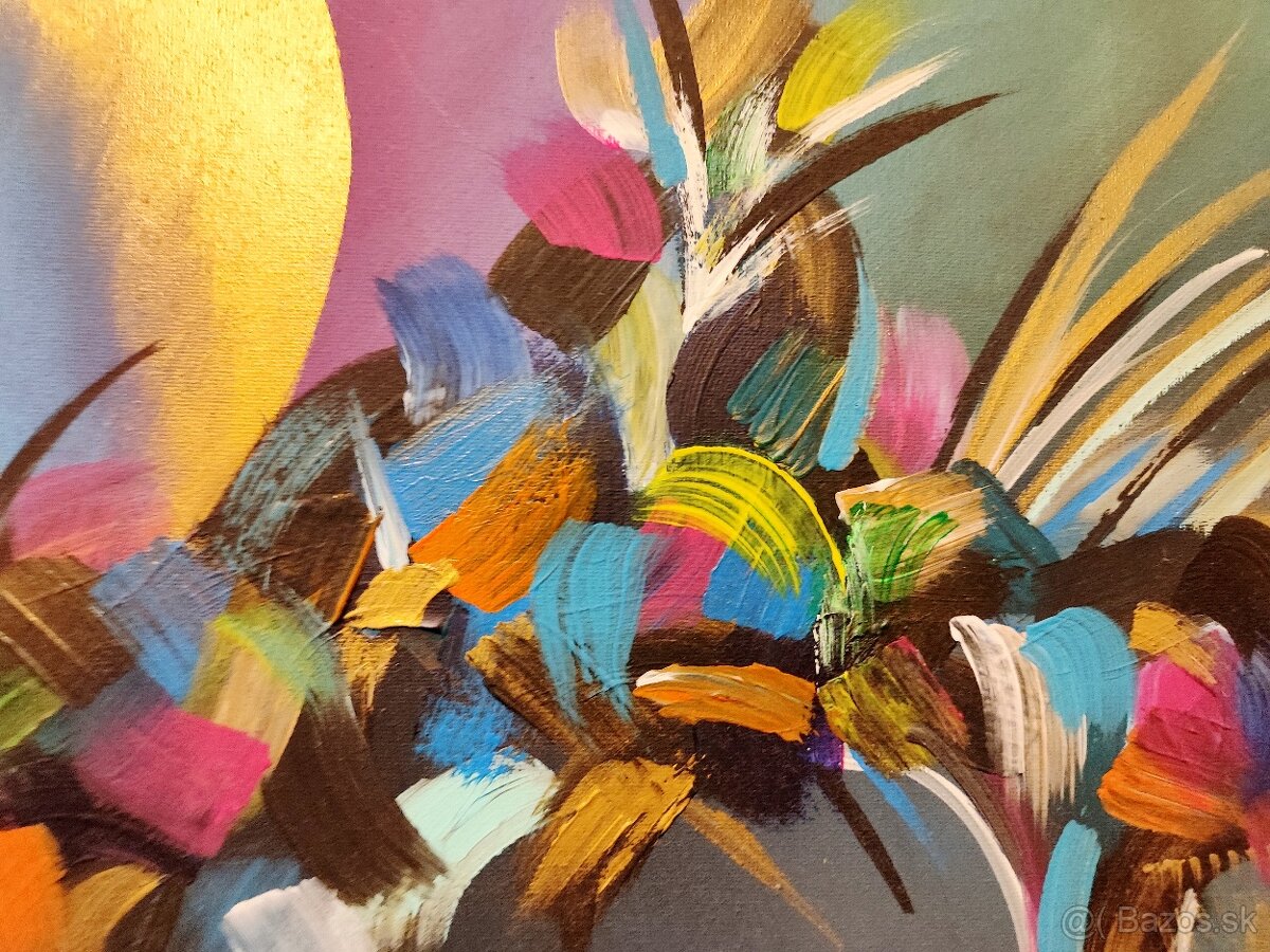 Ručne maľovaný obraz akryl - 3