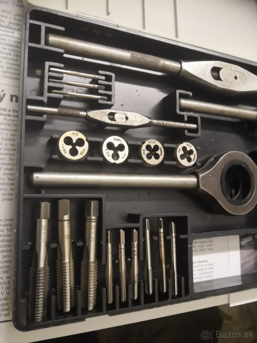 P:sada závitníků narex M1 + M2 HSS - 3