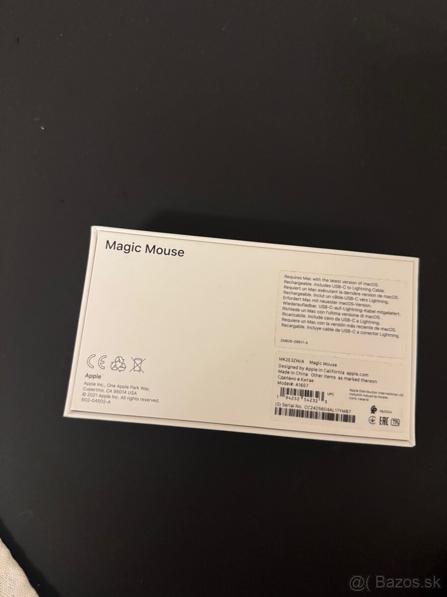 Apple - Magic Mouse Multi-Touch, biela - 3