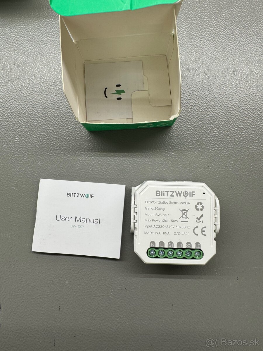 Predám Blitzwolf BW-SS7 (ZigBee Switch Modul) - 3