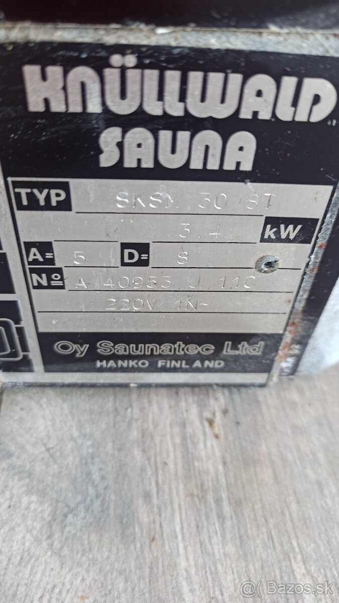 Saunova pec - 3