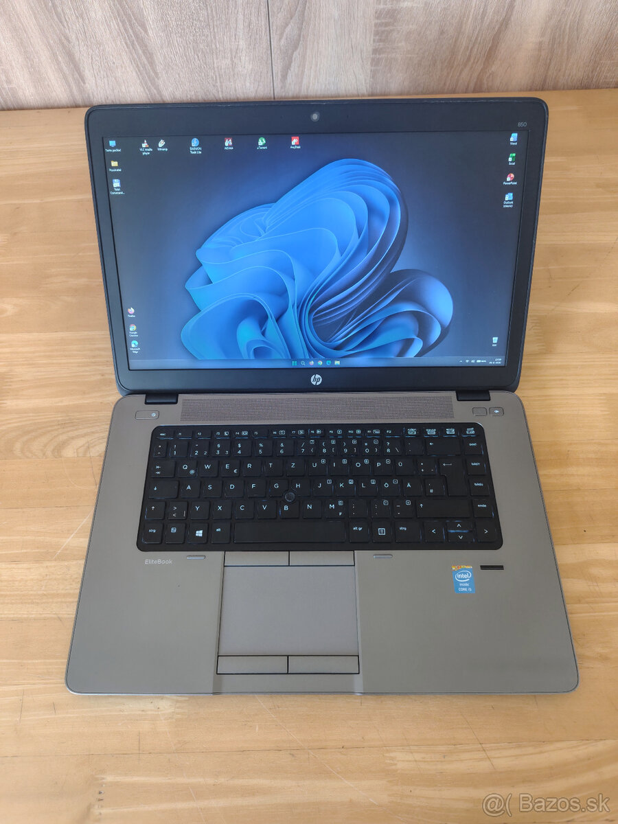 Notebook HP EliteBook 850 G1 - 15.6" / i5 / SSD / Win 11 - 3