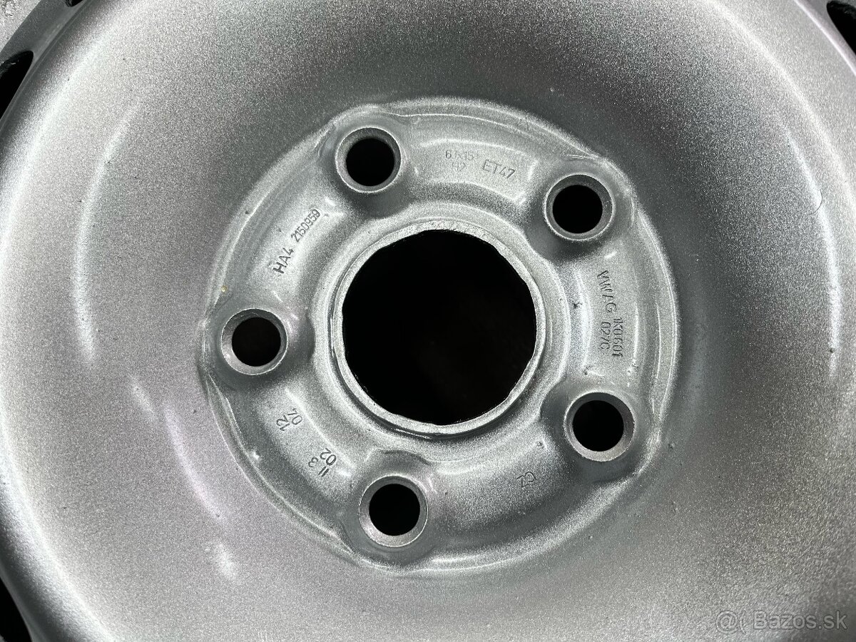VW ŠKODA SEAT AUDI plechové disky 15" - 3