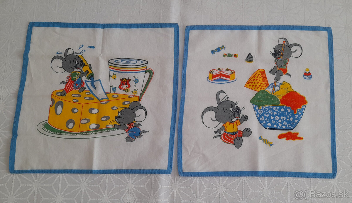 Detské vreckovky - retro - 3