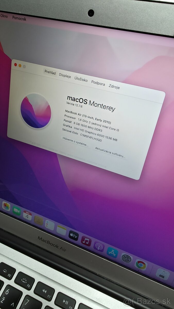 MacBook Air, i5, 8GB RAM, 128GB SSD - 3