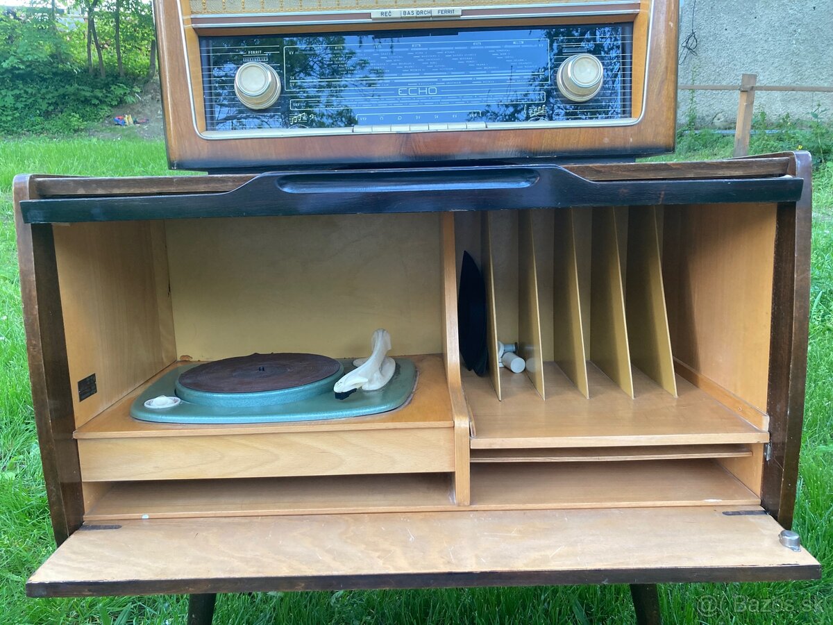 Súprava Supraphon SL21 a Tesla 532A Echo + platne - 3