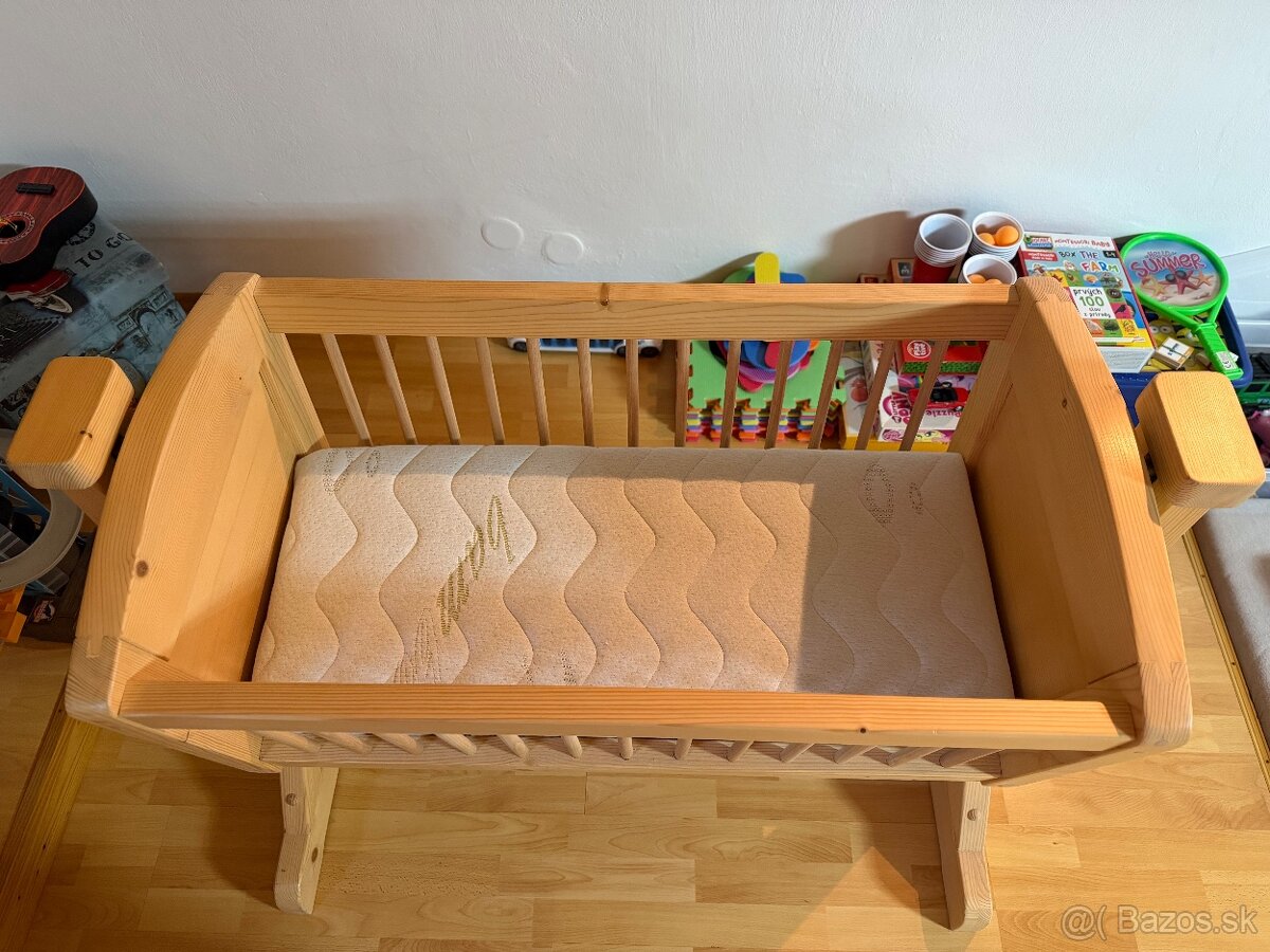 Detská kolíska z masívu - 3