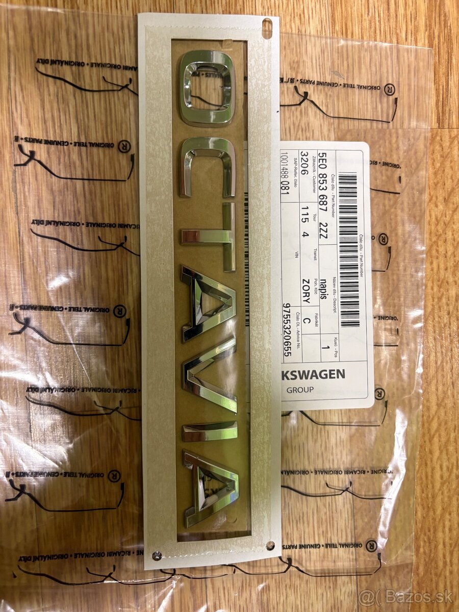 Logo, nápisy Škoda Octavia - 3