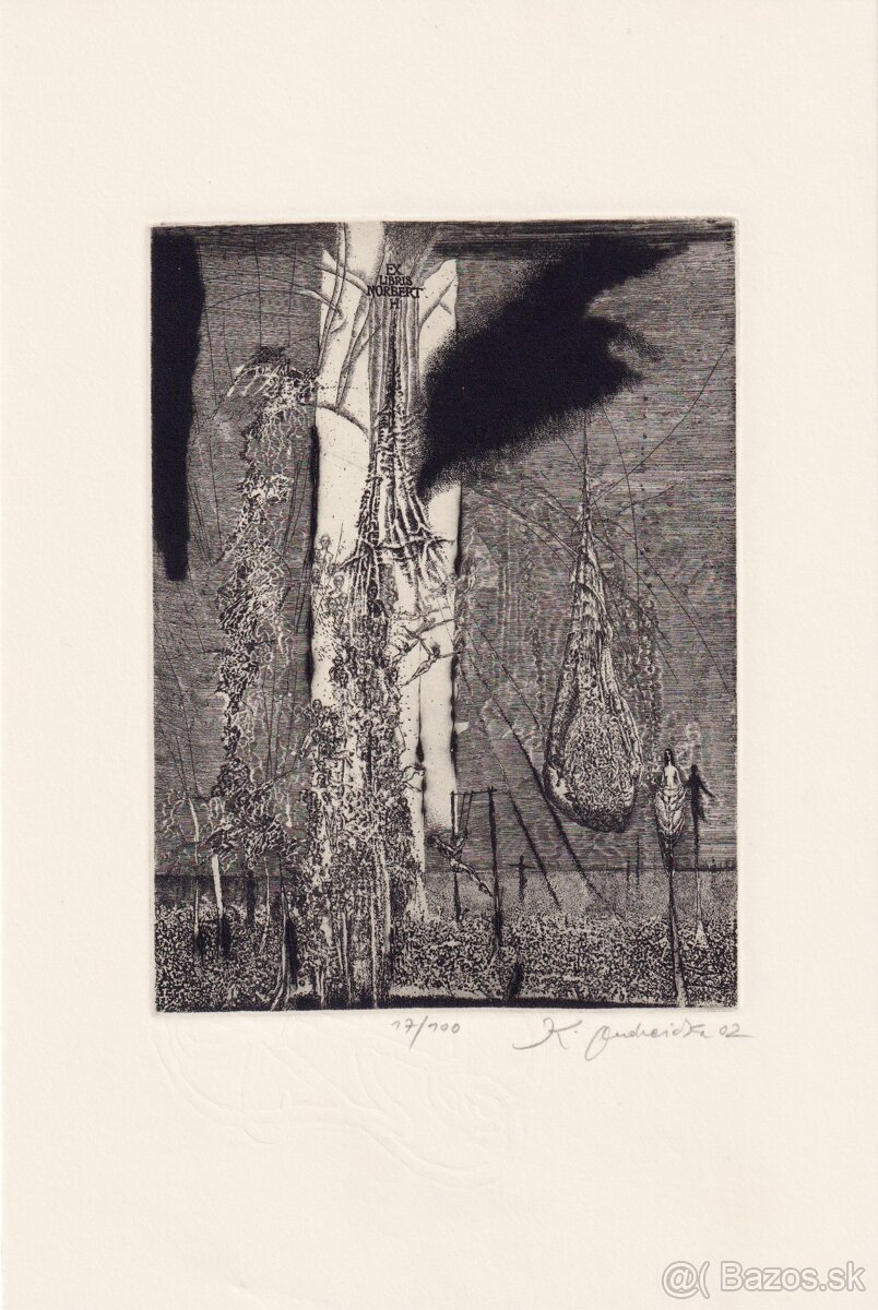 predam grafiky exlibris Karol Ondreička II. - 3