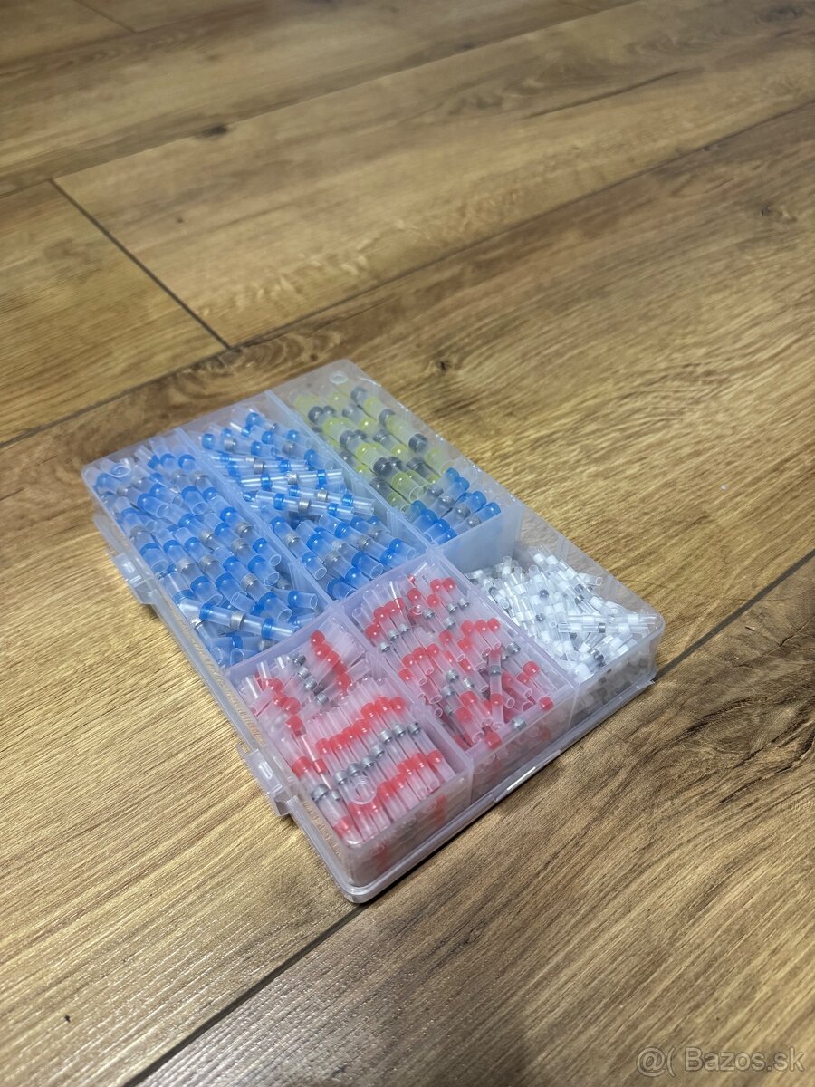 Sada 600ks zmršťovacích bužírok s cínom - 3