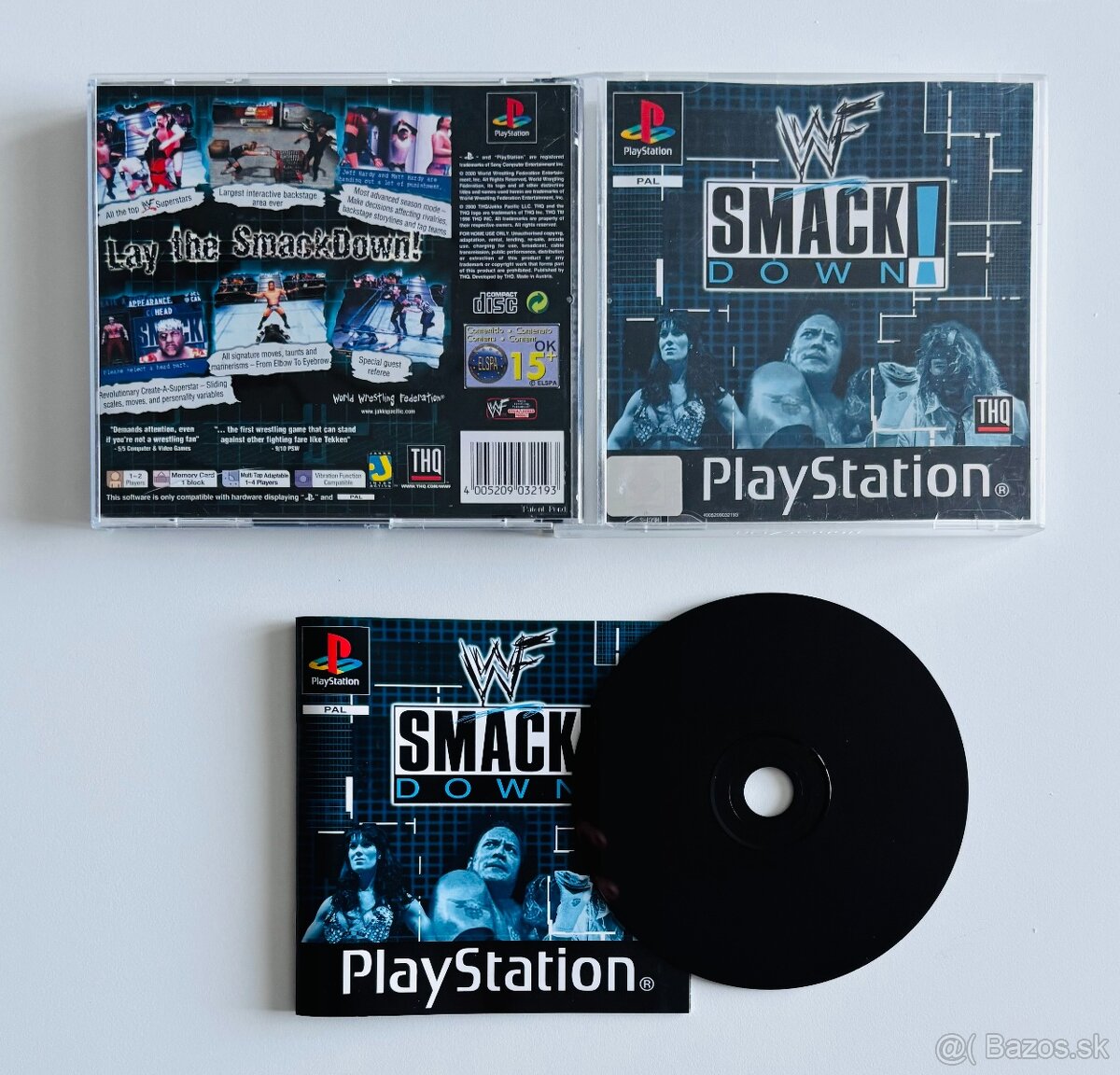 WF SmackDown Playstation 1 / PS1 - 3