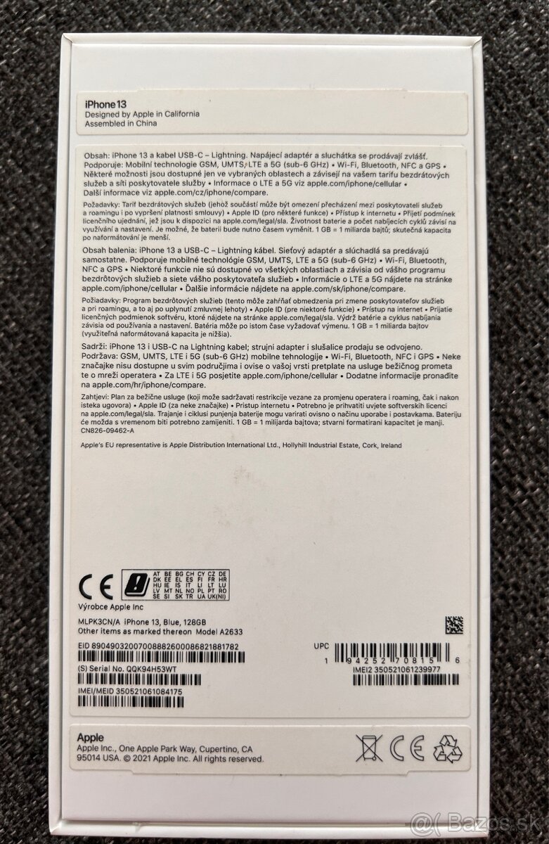 Iphone 13 Blue 128GB - 3