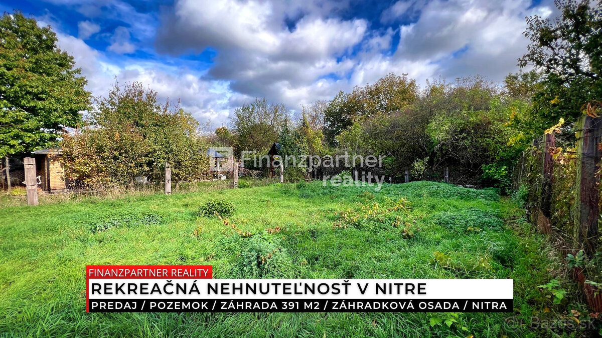 Pozemok, záhrada 391 m², Nitra - 3