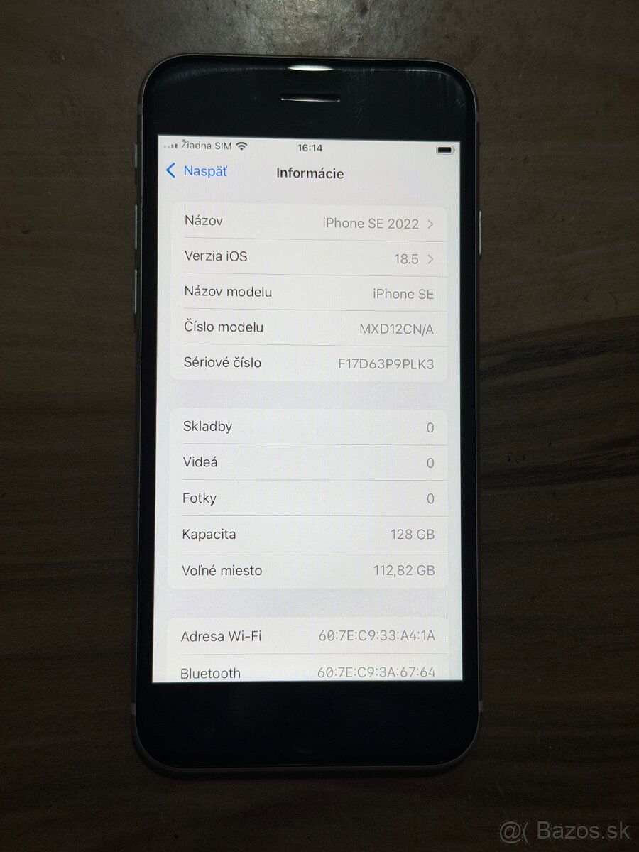 Predám Apple IPhone SE 2020 128GB White Stav Nového Telefónu - 3