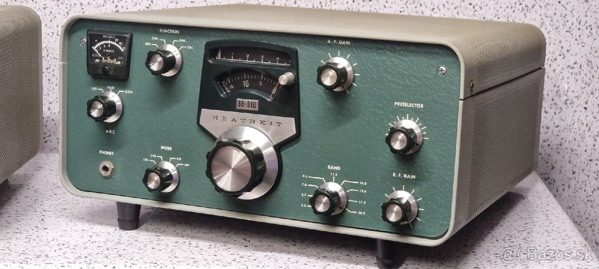 PRÍJÍMAČ HEATHKIT SB-310 + SB-600 》VYROBENÉ V USA - 3