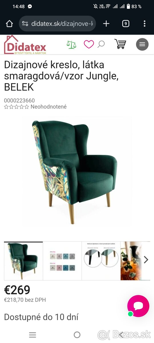 Predám dizajnové kreslo - 3