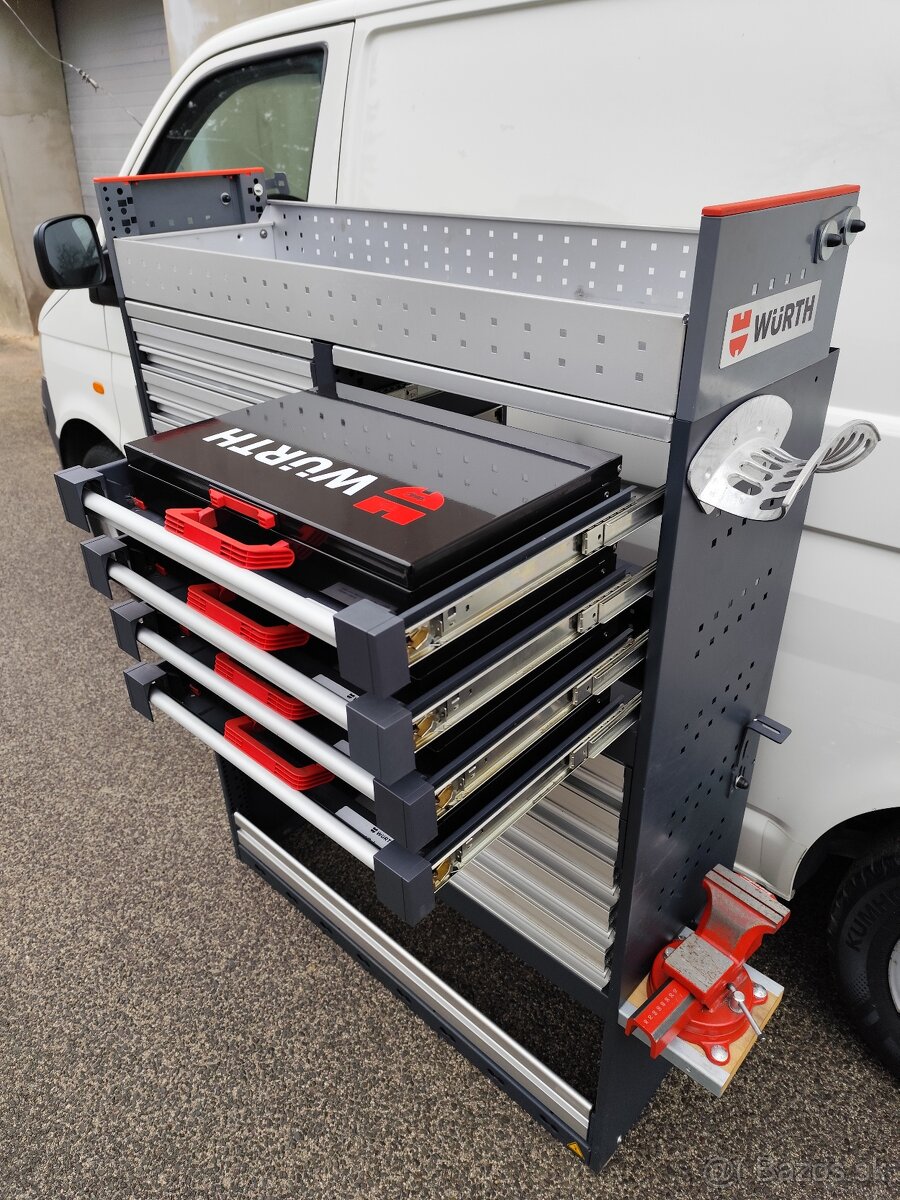 Regále do auta Würth sada C + zverák - 3