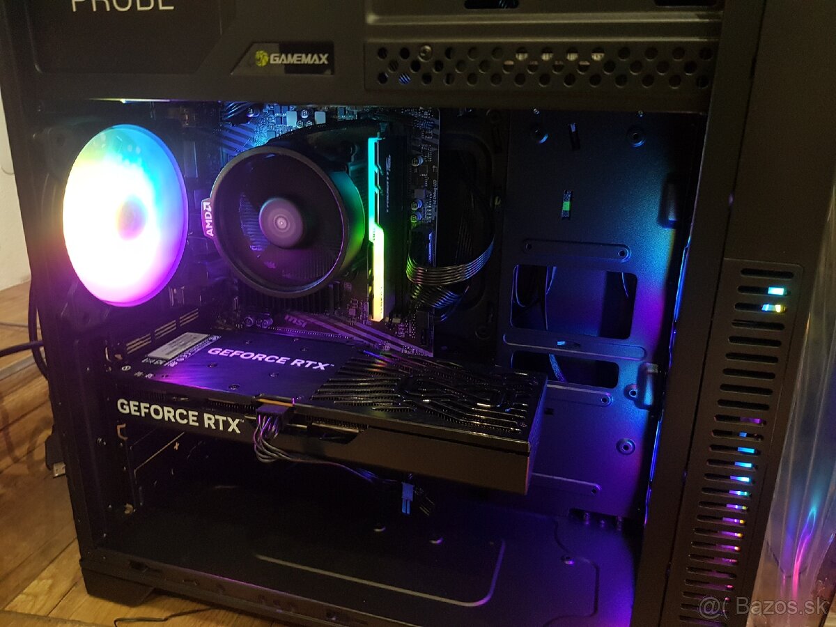 Herný PC - R7 5800X / 16GB 3600MHz / RTX 5060 - 3