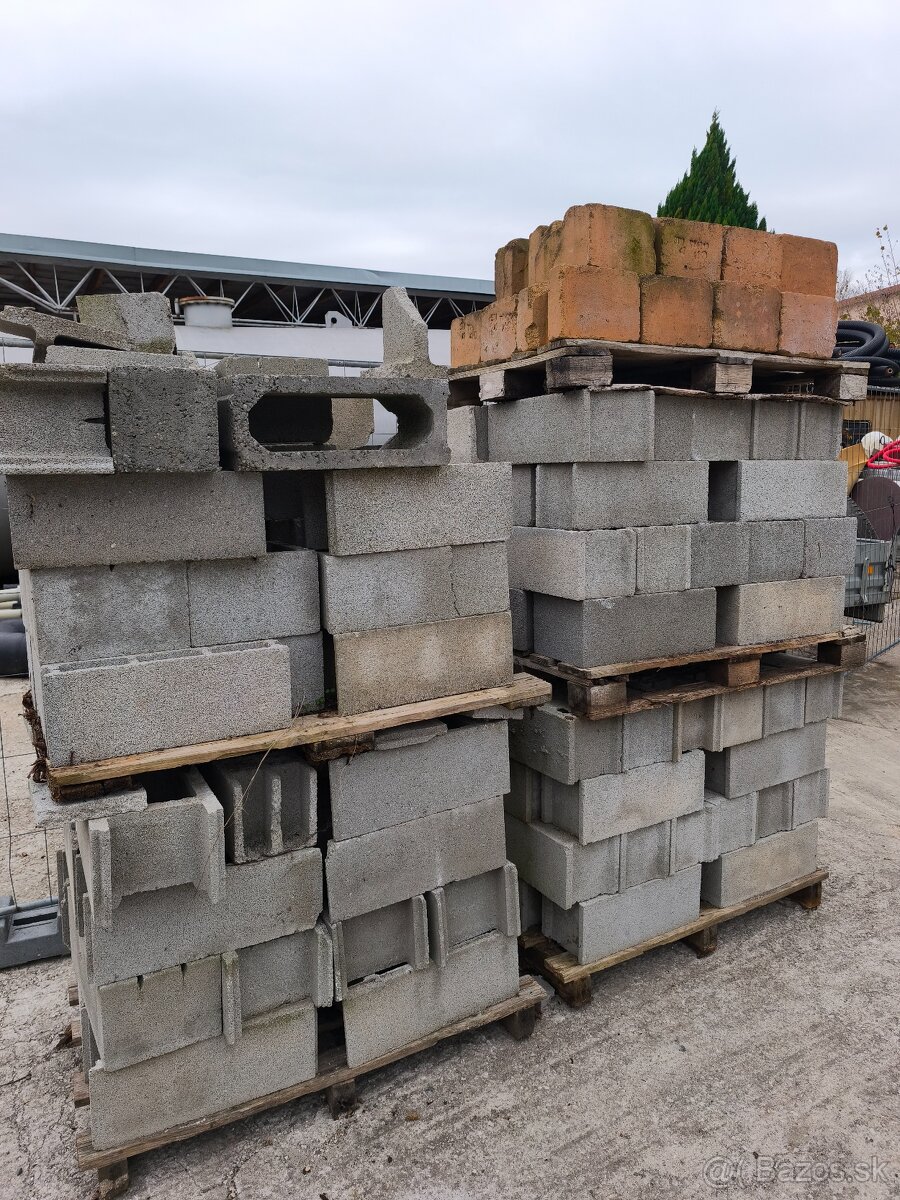 Biele tehly + debniace tvárnice - 3