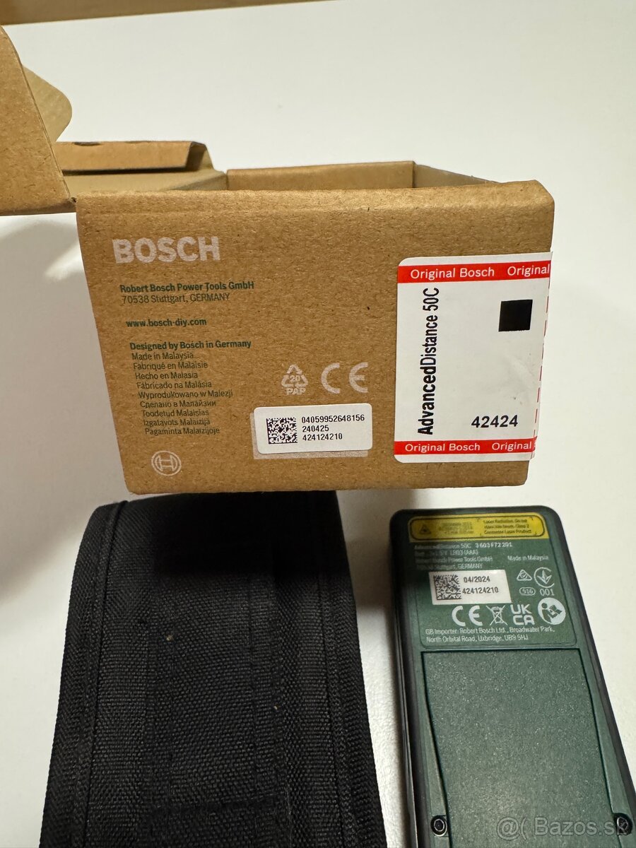 BOSCH laserový diaľkomer, merač 50C - 3
