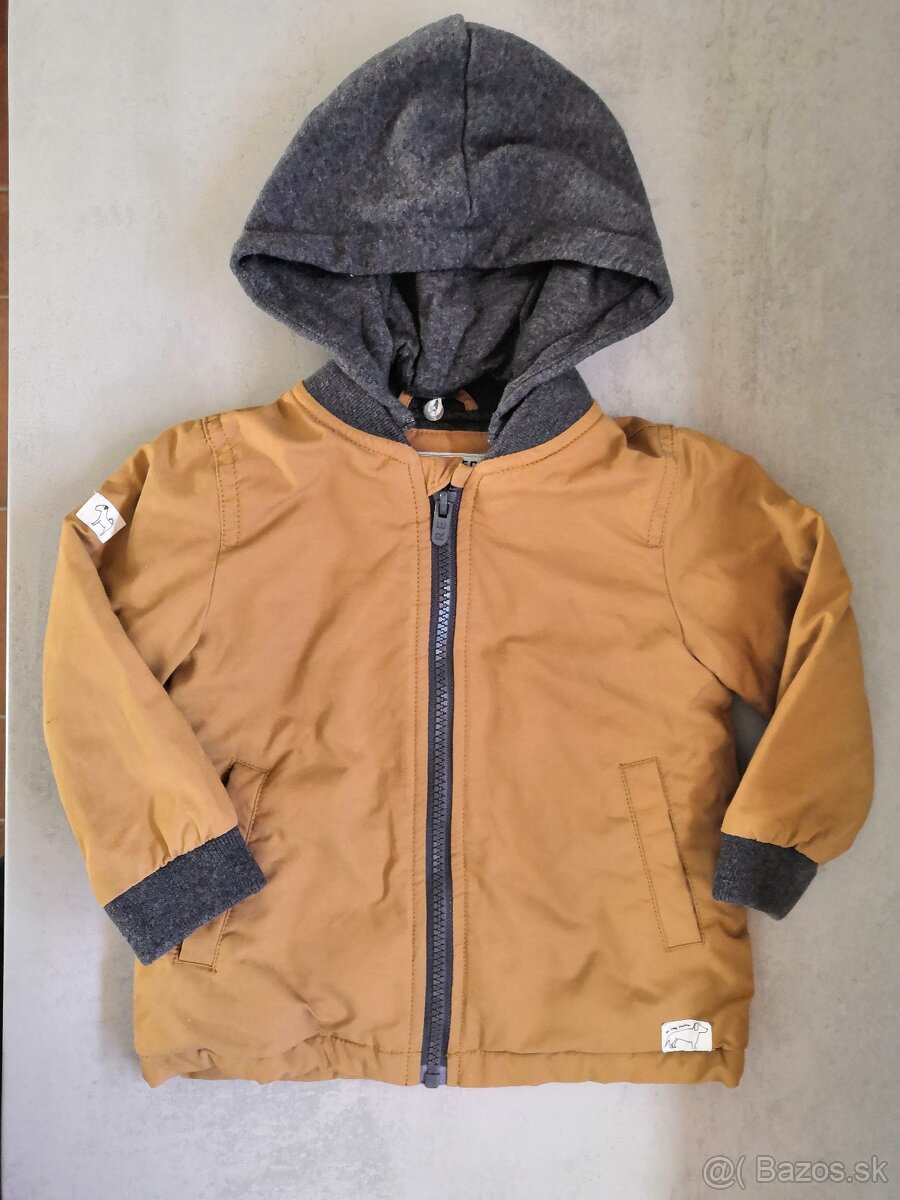 Bunda prechodná Reserved v.80 - horčicová - 3