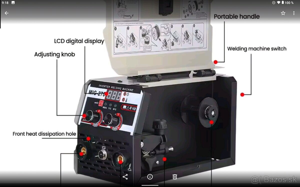 ZVARACKA NA OPRAVU MMA TIG MIG popis v inzerate - 3