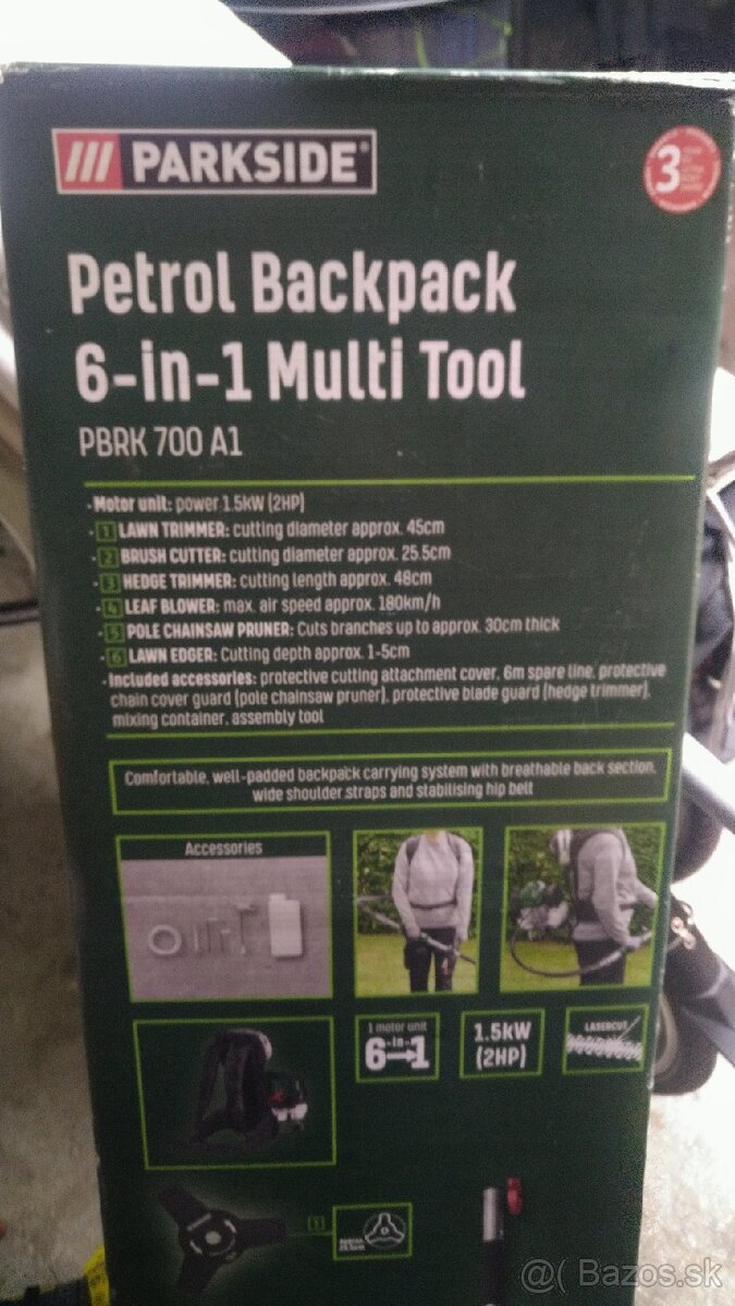 Záhradné benzínové multifunkčné náradie 6v1 - 3