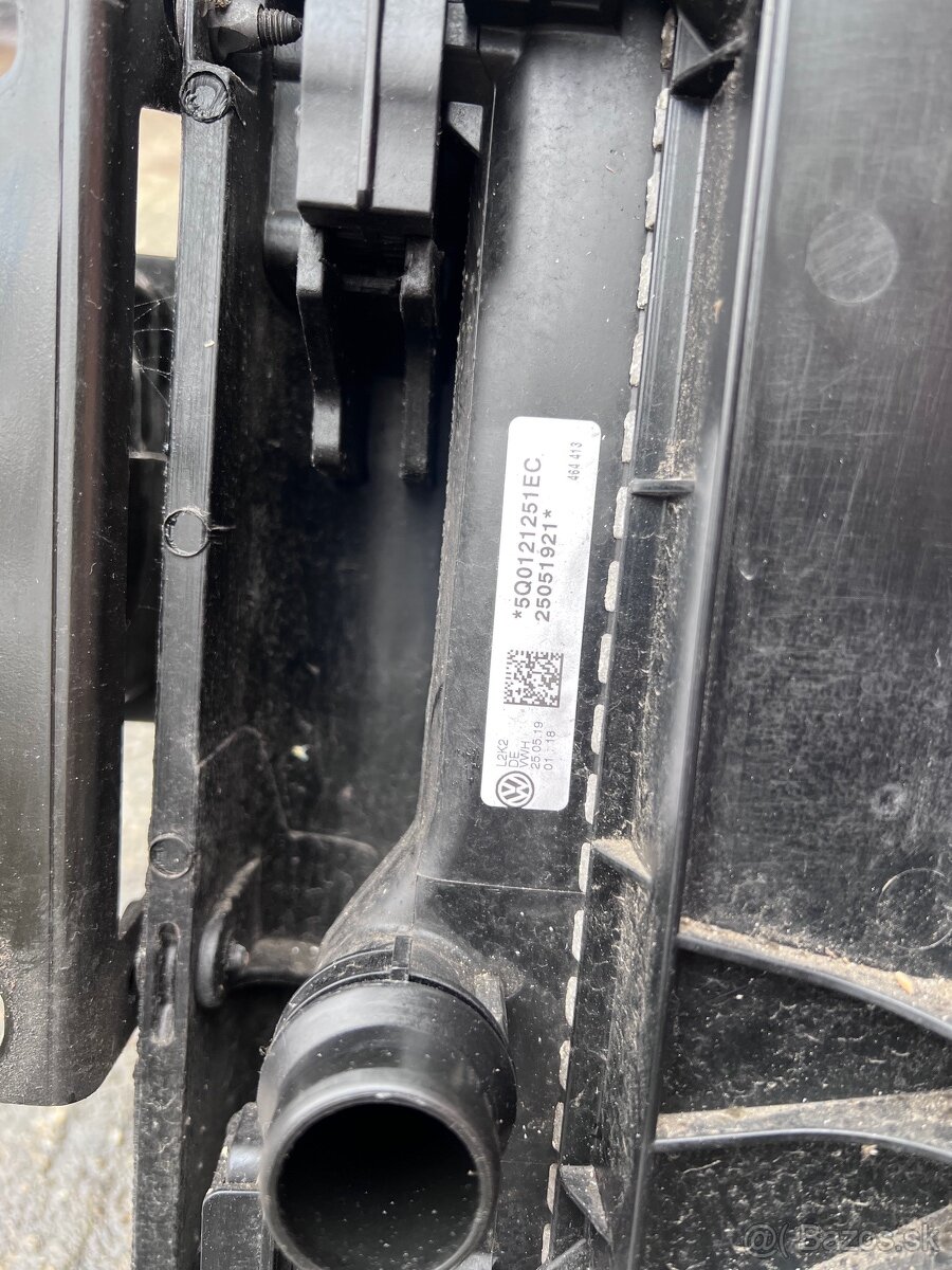 Škoda Octavia 3 facelift chladiče vystuha - 3