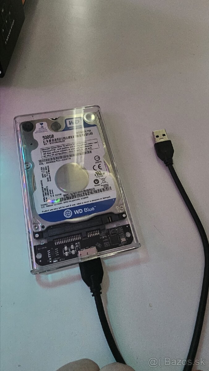 Externy pevny disk WD 500GB - 3